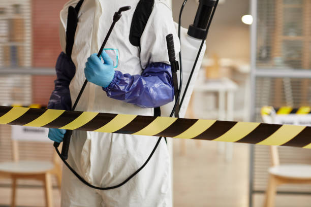 Professional Biohazard technician working in Hauppauge, NY